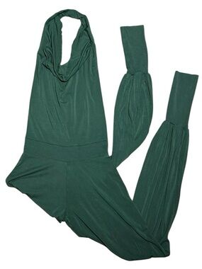 Aria Lattner Aria Jumpsuit Cuffed in Green Size XS